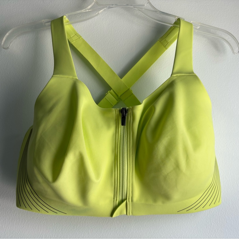 VSX Knockout Front-Close Sports Bra 34DDD Sparkling Lime